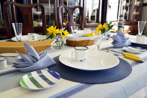 「テーブルに南仏の風を吹かせて」フランス料理　　村岡千代